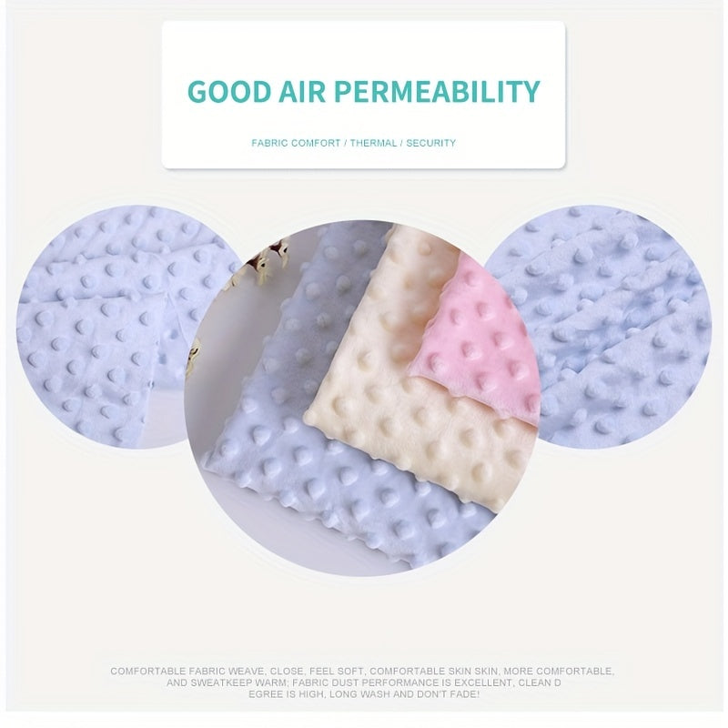 Baby Fleece Blanket for Swaddling Cozy Warm Winter Gift