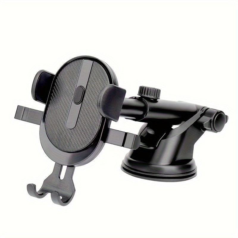 Soporte de teléfono para coche universal con ventosa retráctil y soporte de navegación