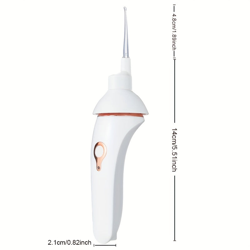 Rechargeable USB Earwax Remover Kit with LED Light Ear Cleaning Tool