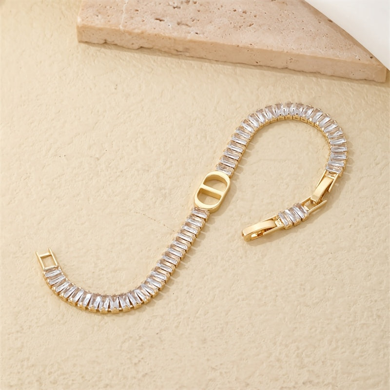 Zamonaviy Koreys uslubidagi bilaguzuk, yoqimli cho'chqa burunli qopqoq bilan, sintetik rhinestone va misdan tayyorlangan, partiyalar uchun mukammal, ideal Sevishganlar kuni sovg'asi, har qanday holat uchun mos zargarlik.