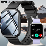 Smartwatch 1.83 Inch Full Touchscreen Wireless Calling Fitness Tracker with Pedometer Calories 100+ Exercise Modes Compatible with Android and iPhone