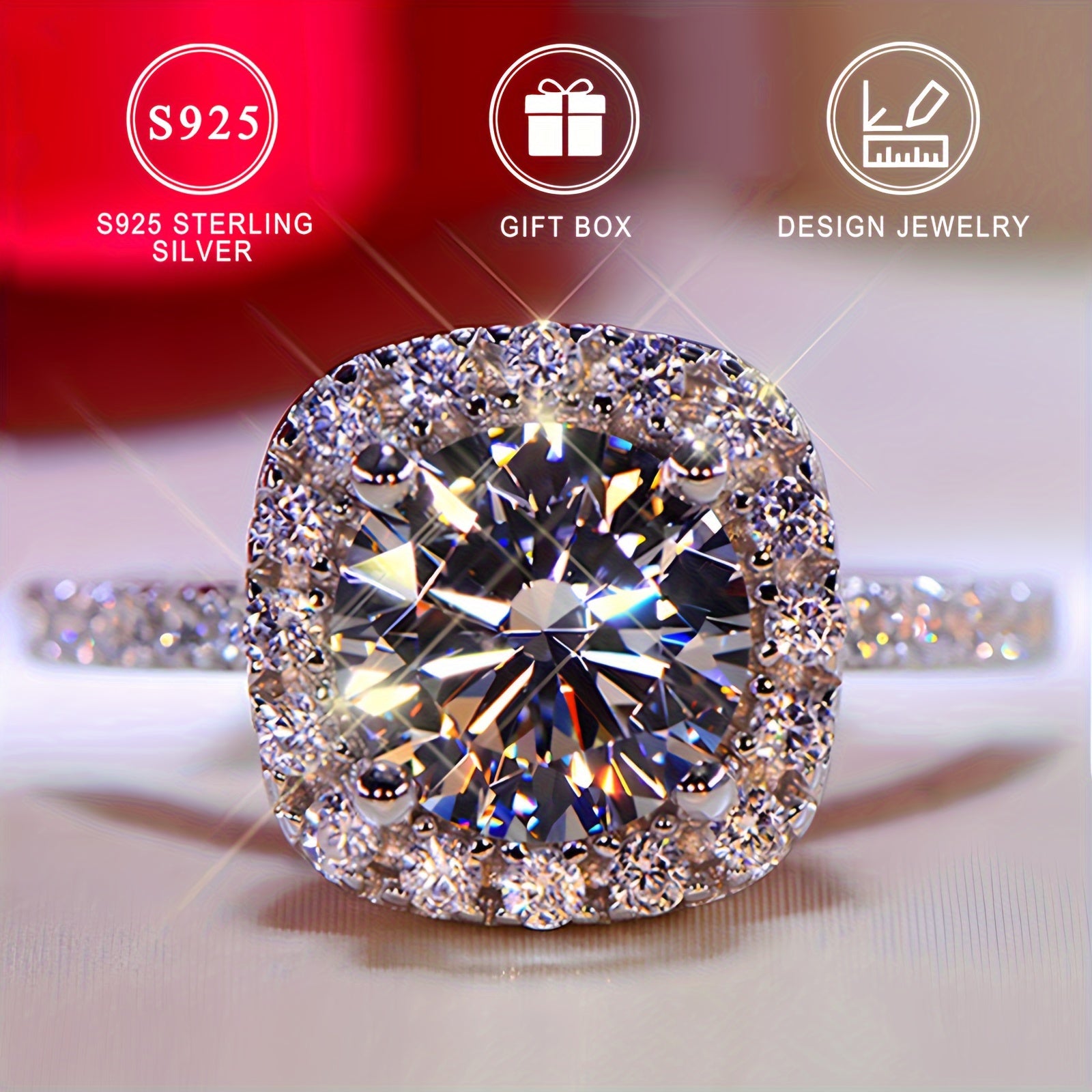 Zarif 925 Sterling Silver Nikoh Uzuki, sintetik dumaloq kubik zirkoniya bilan, klassik to'rt qopqoqda o'rnatilgan, hech qanday qoplama yo'q. Har kuni kiyish uchun ideal va o'ylangan sovg'a sifatida, bepul sovg'a qutisi bilan birga.