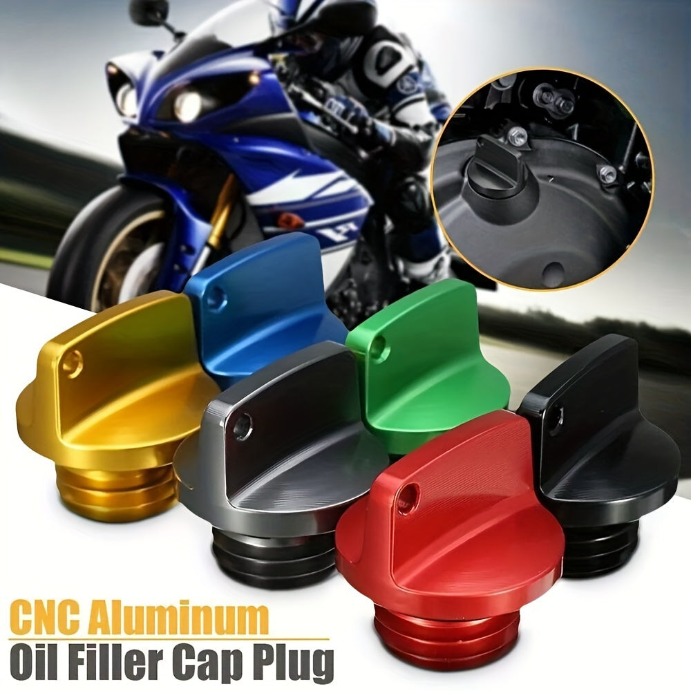 Motorcycle Oil Cap Multi-Color Metal Replacement for Engine Protection