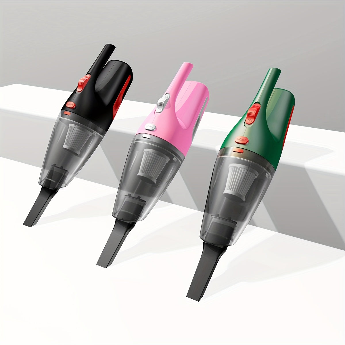 Cordless Handheld Vacuum Cleaner with Strong Suction and Crevice Tool