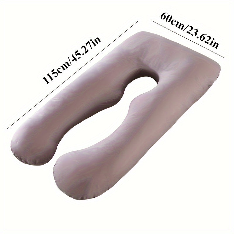 Detachable Washable U-Shaped Pregnancy Pillow with Waist Support and Breastfeeding Use