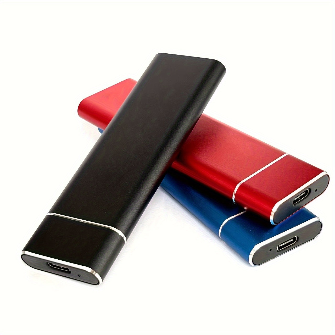 256GB, 128GB va 32GB o'lchamlarida portativ mobil qattiq disklar, USB 3.0 va smartfonlar va planshetlar uchun tez ma'lumot uzatish bilan. Qora va oq bardoshli dizayn, zamonaviy saqlash yechimi uchun.