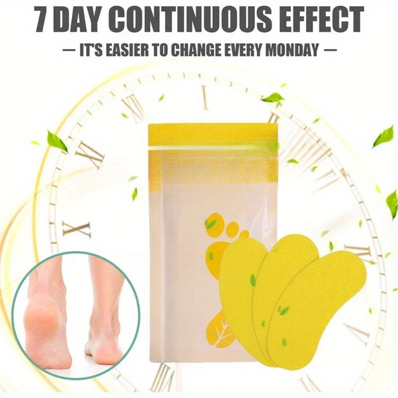 Unisex Foot Deodorant Stickers Lemon Odor Absorbing Insole Pads 10-50pcs