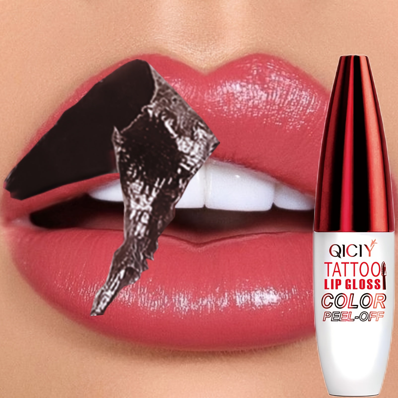 Brillo de labios para mujer mate de larga duración, a prueba de agua, hidratante, rojo intenso