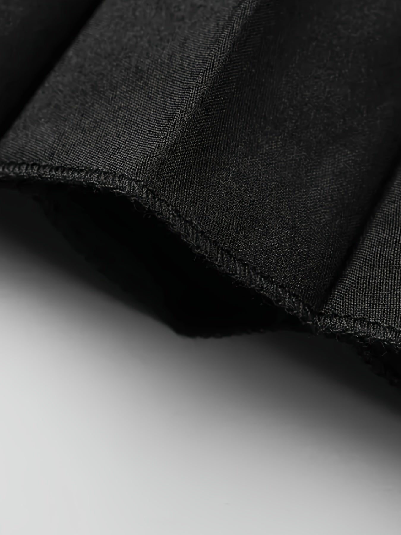 Plus Size Pleated Skirt for Women High Waist Solid Color Polyester Spring Summer Fall