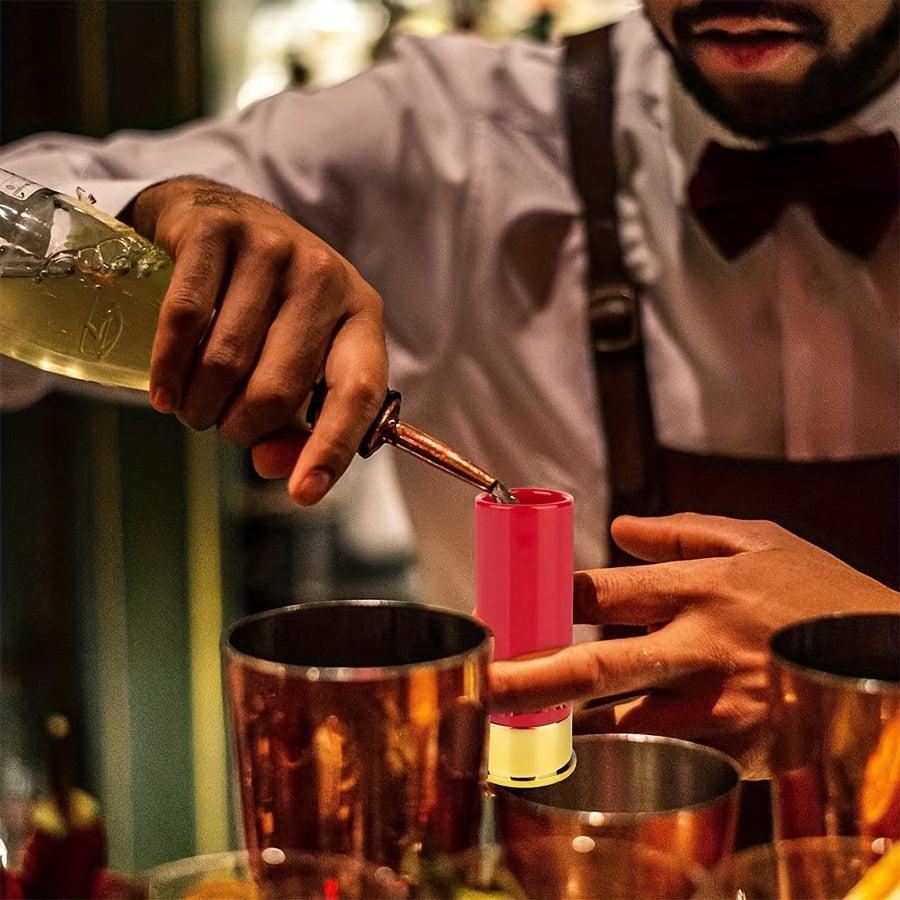 Vaso de chupito con forma de bala divertida de 1.5 oz para hombres, papá y esposo, fiesta en el bar