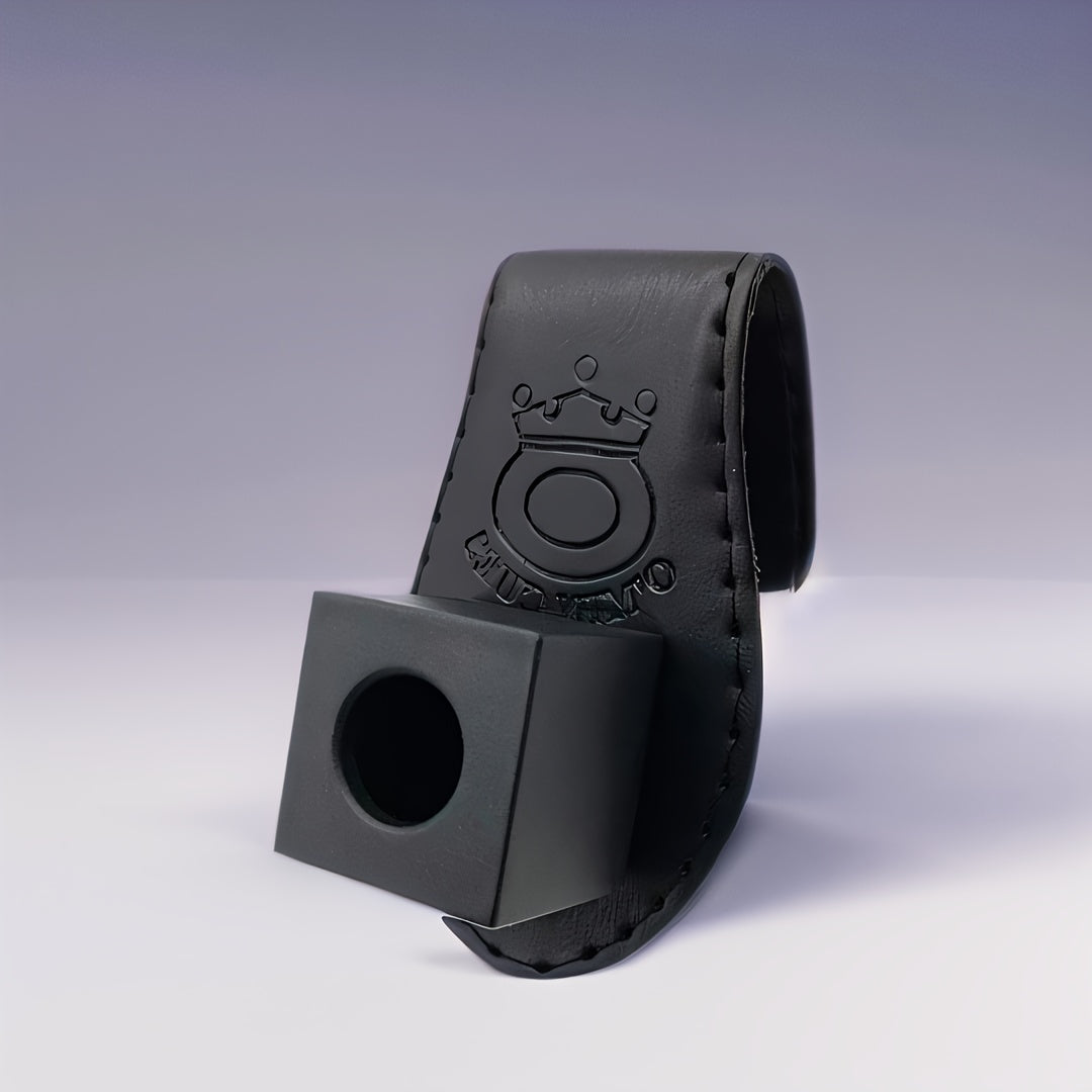 Magnetic Leather Billiard Chalk Clip for Pool and Snooker Storage