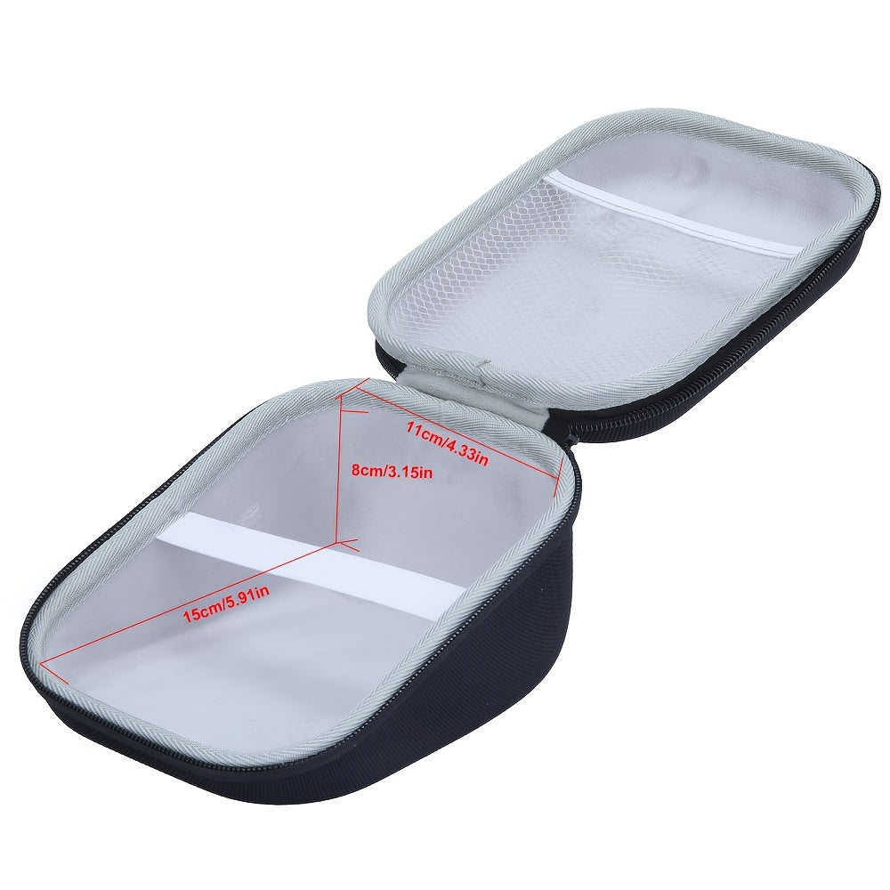 Estuche portátil para monitor de presión arterial con correa de mano y material duradero