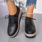 Women's Breathable Synthetic Mary Jane Flats Black Casual Comfortable Shoes
