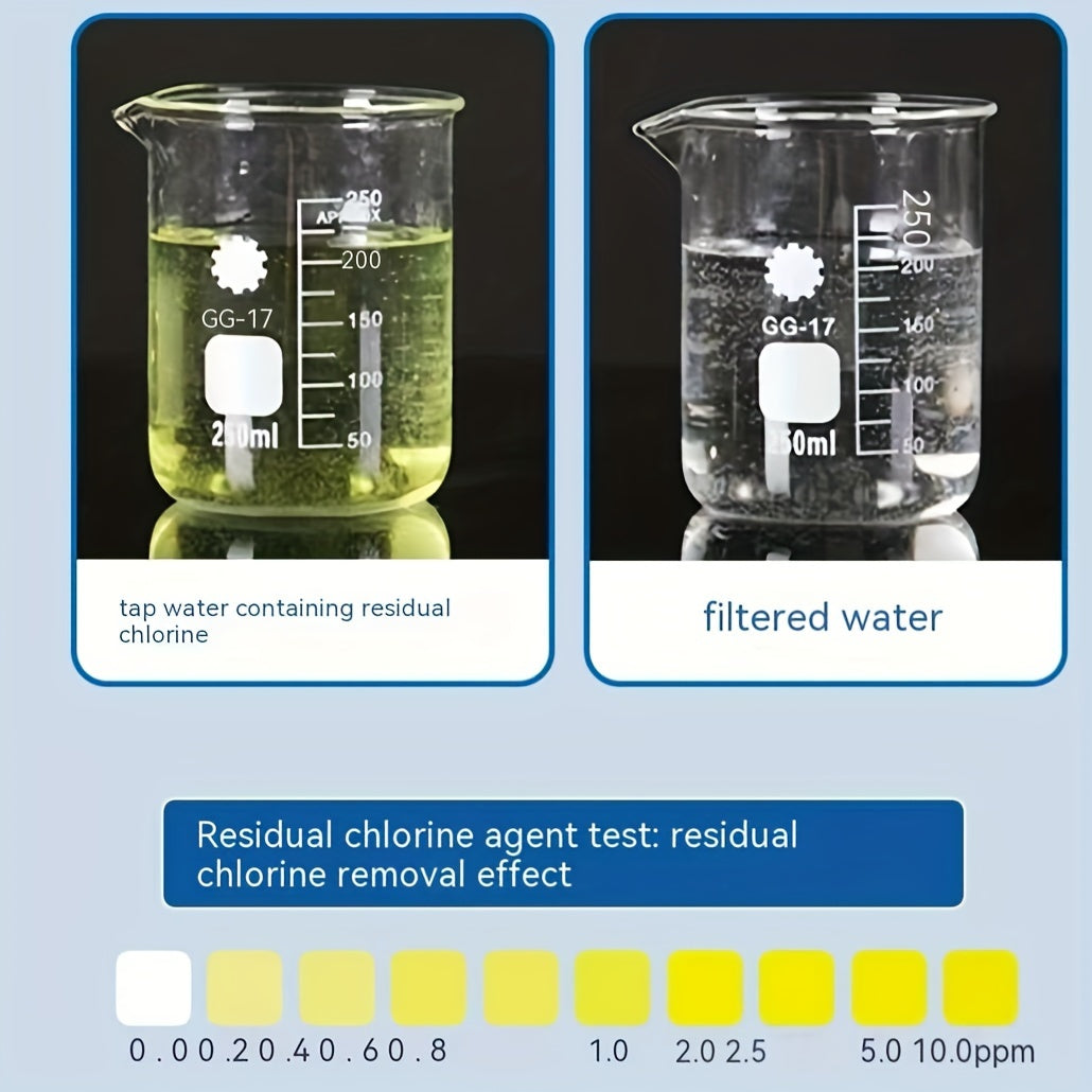 Ichimlik suvi uchun 6 ta suv filtri kartrijlari, xlor va kalsiy tuzlarining oldini olish uchun