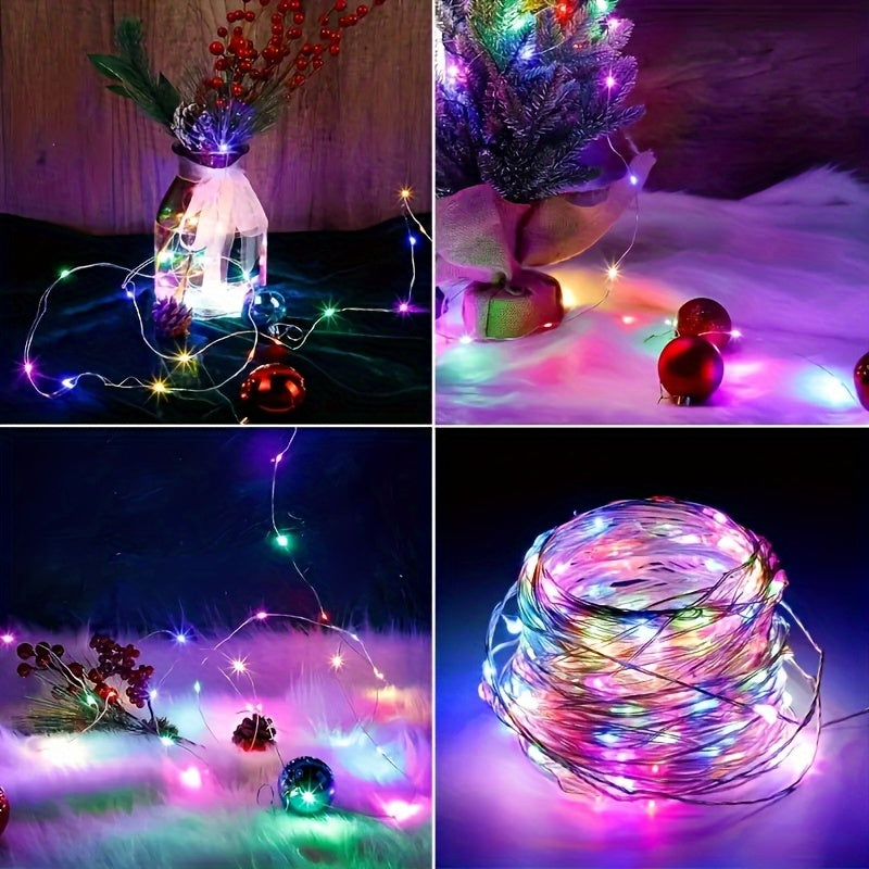 20m 200 LED USB-Powered Decorative String Lights with Remote Control for Indoor Outdoor Use