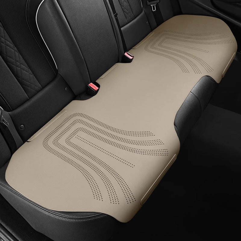 Car Seat Cushions Breathable Saddle Pads for EV Rear Seats Black