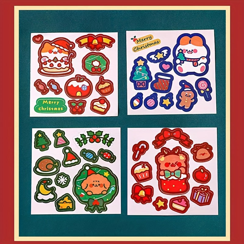 Christmas Stationery Set Creative Holiday Gift 5-Piece Cute Stationery Collection