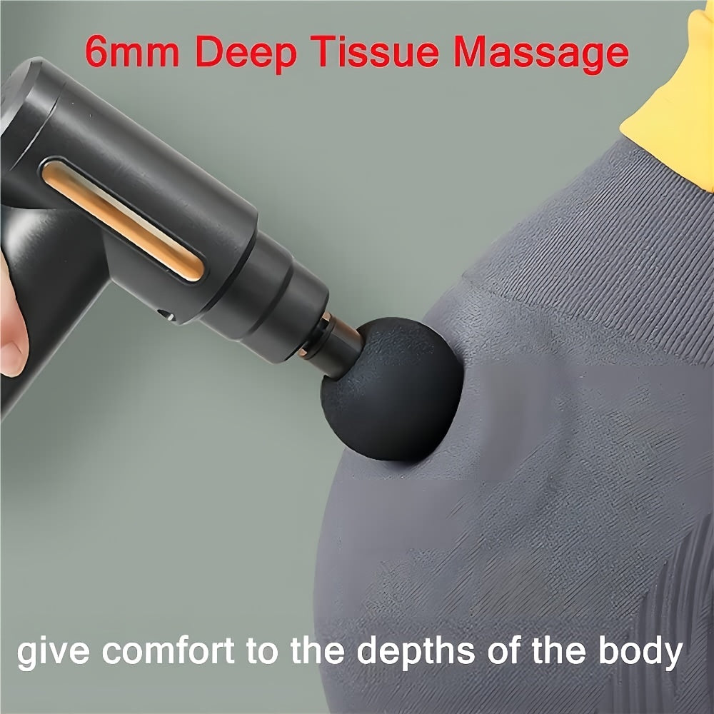 Handheld Rechargeable Muscle Massage Gun for Neck Back Deep Tissue Therapy