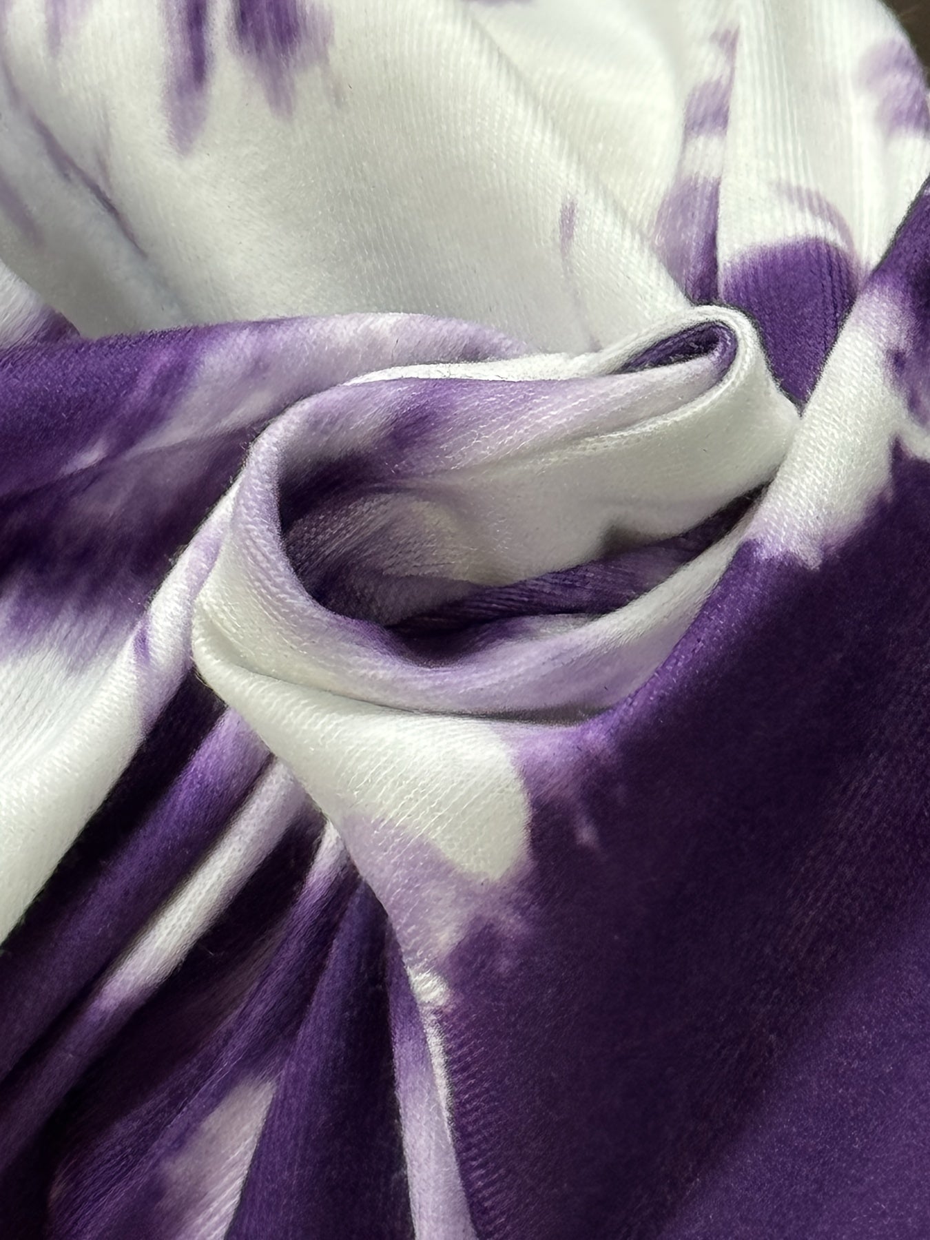 Pantalones joggers de talla grande con estampado tie dye, pantalones casual de cintura elástica para primavera y verano, mujer