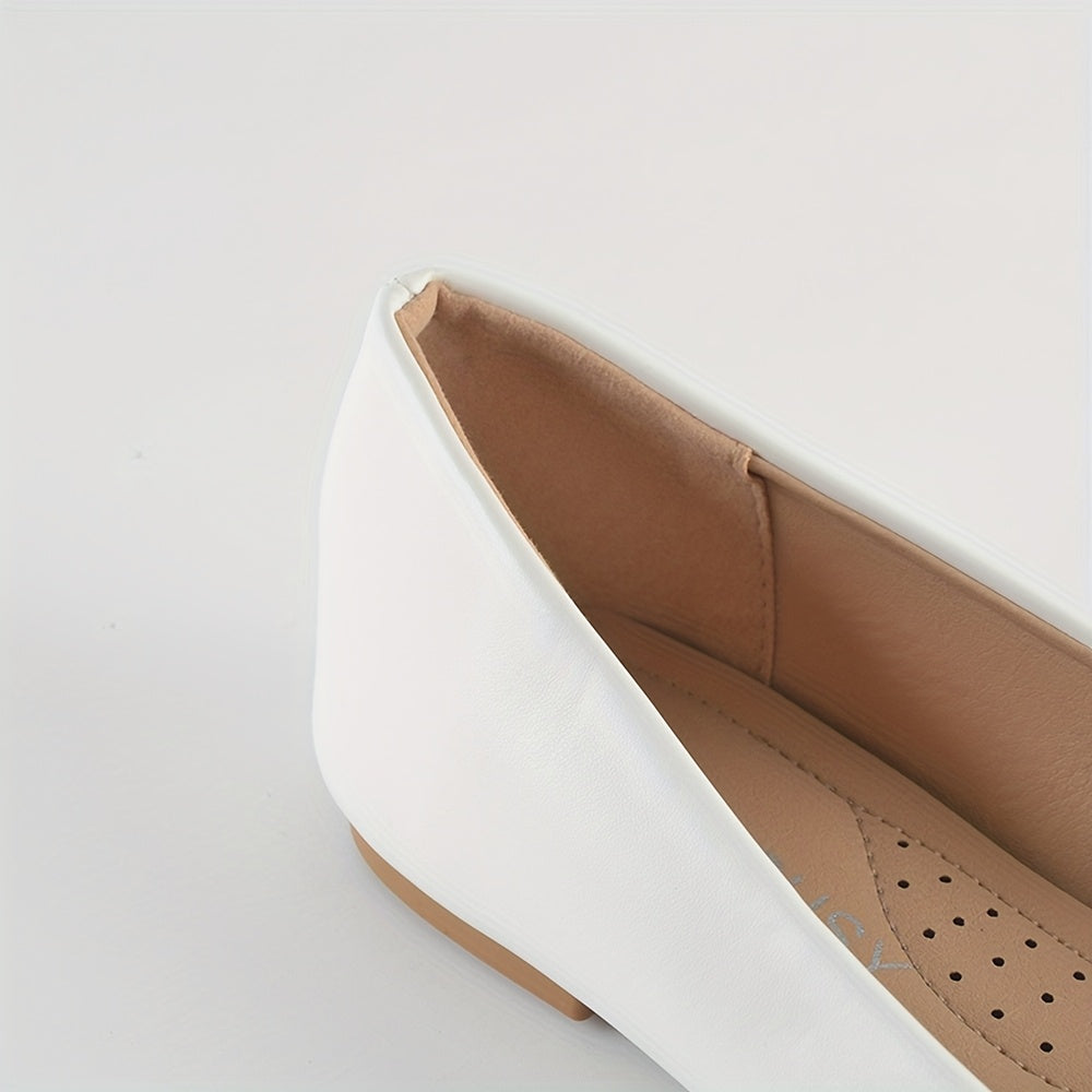 Women's Flats Rhinestone Decor Ballet Shoes Pointed Toe