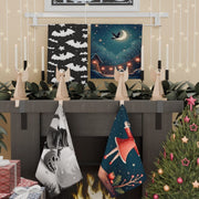 Set of 4 Christmas Decorations Snowman Snowflake Reindeer Winter 45.72x66.04cm