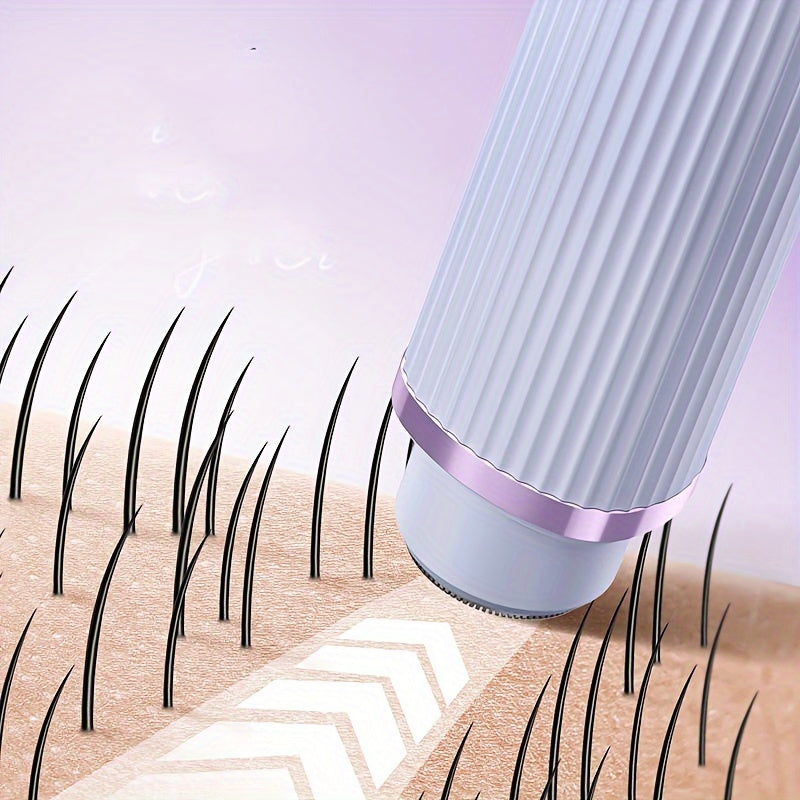 Afeitadora eléctrica para mujer para rostro, cuerpo, bikini, cejas, inalámbrica, recargable