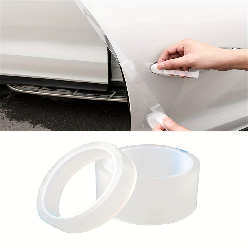 Transparan Avtomobil eshigi himoya qiluvchi stikerlar Nano lenta 5M qarshilikli chizishga qarshi chekka himoyachi