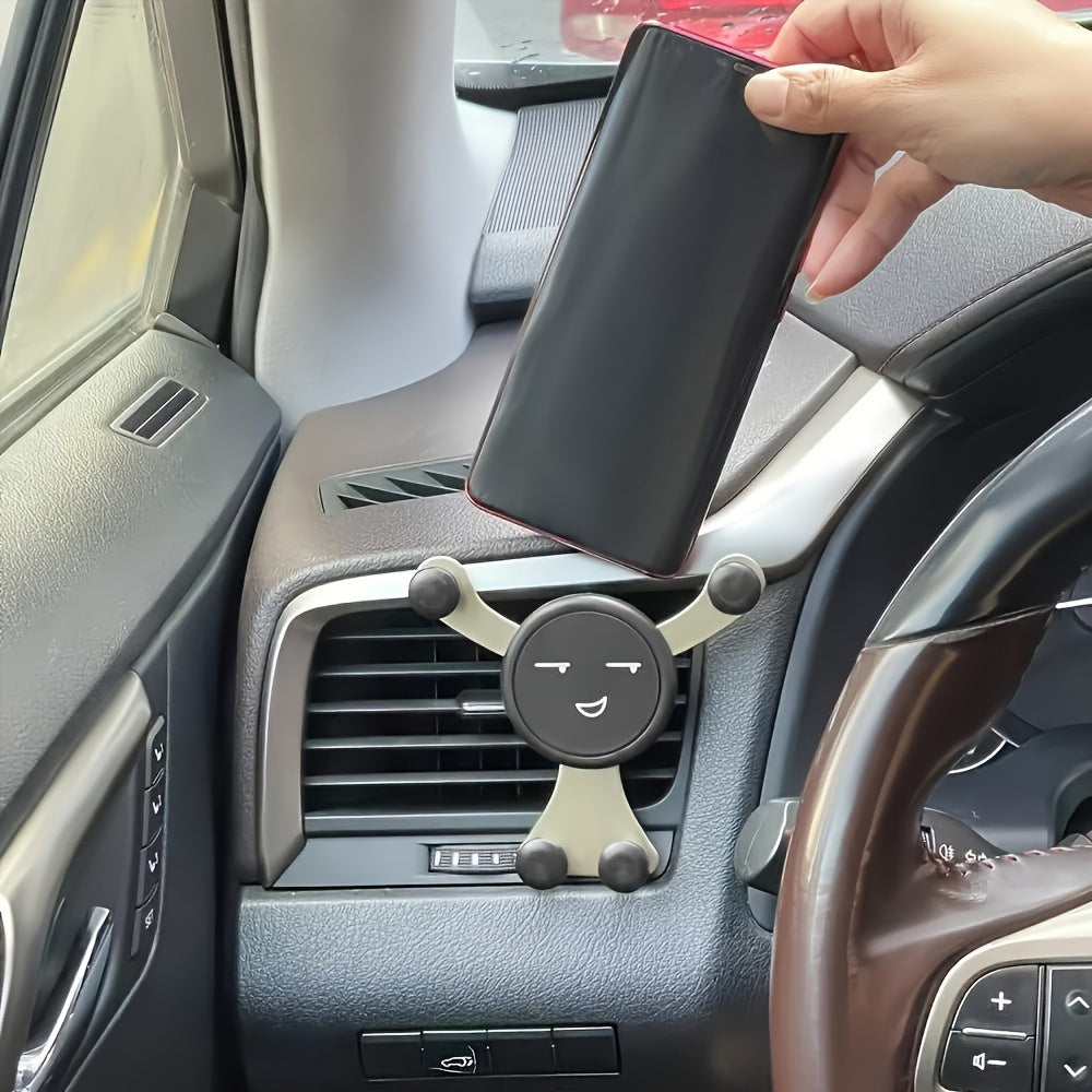 Car Phone Holder Rotating Air Vent Mount Mobile GPS Holder with Pattern