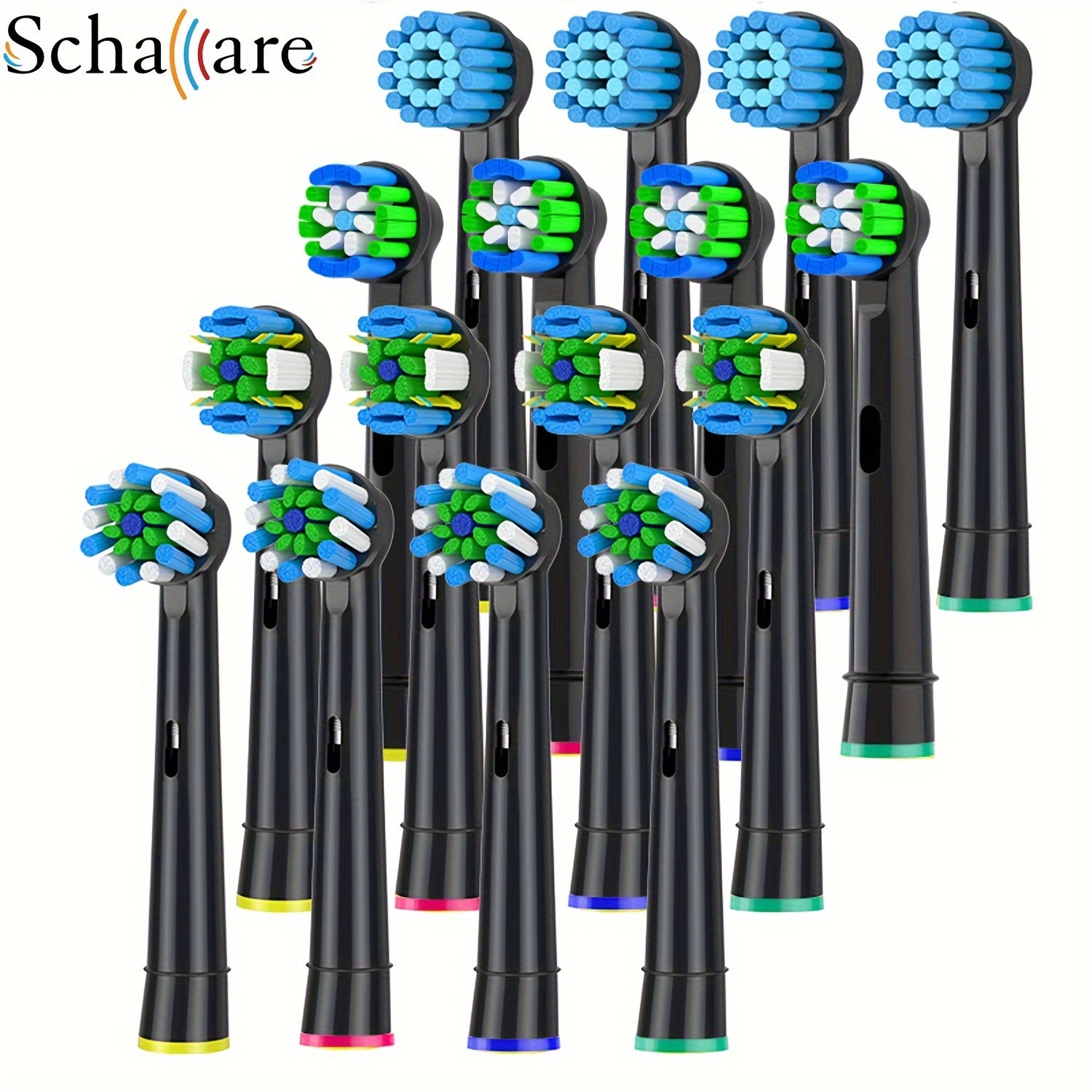 Pack de 16 cabezales de cepillo de dientes de repuesto para sensibilidad y limpieza de precisión