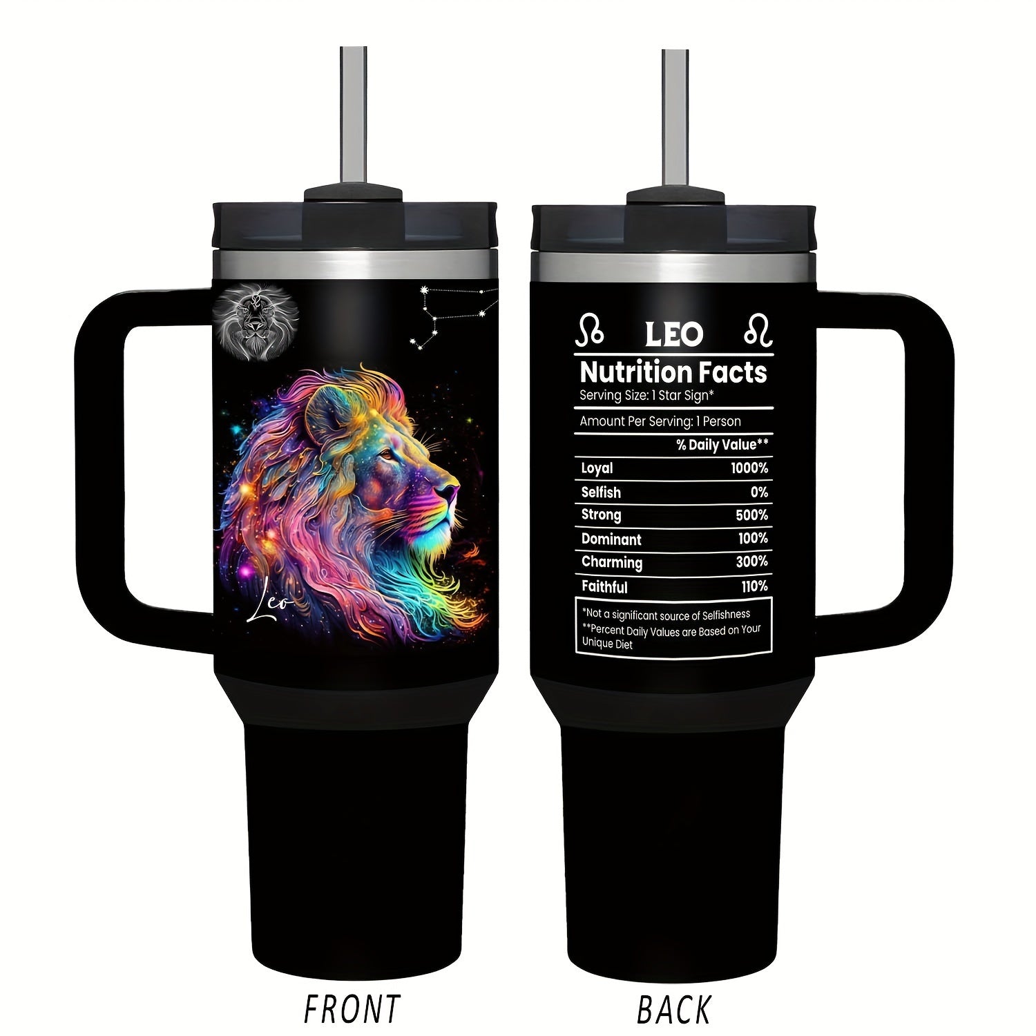 40oz Insulated Stainless Steel Water Bottle with Lid and Straw for Travel and Summer