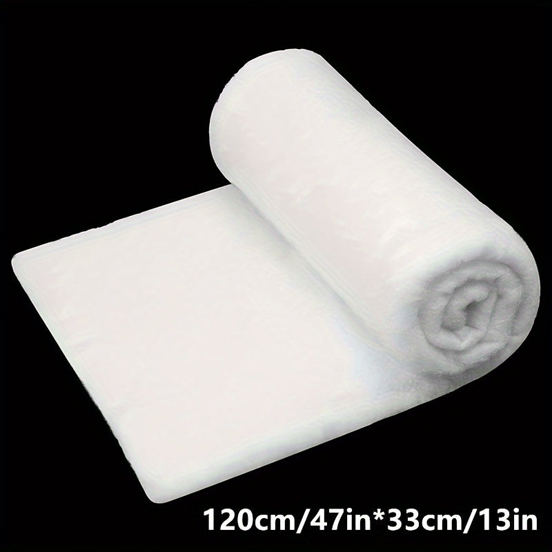 Nieve artificial para decoraciones del pueblo navideño, bolsa de 60g, manta de nieve esponjosa