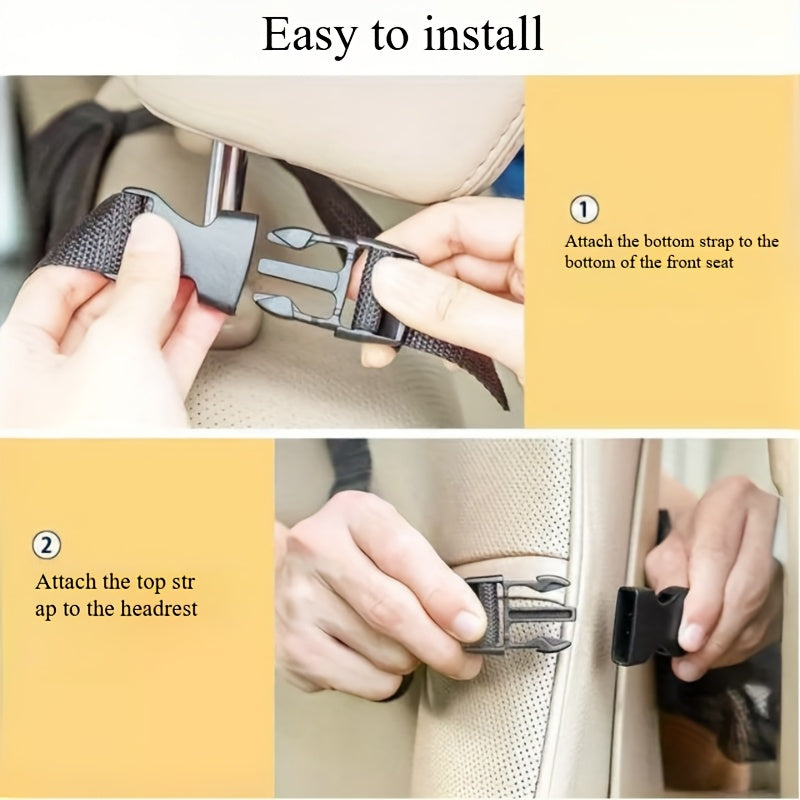 Multi Pocket Car Seat Back Organizer Waterproof Oxford with Tablet Holder