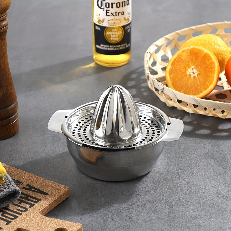 304 Stainless Steel Manual Citrus Juicer Compact Hand Squeezer for Lemons Oranges