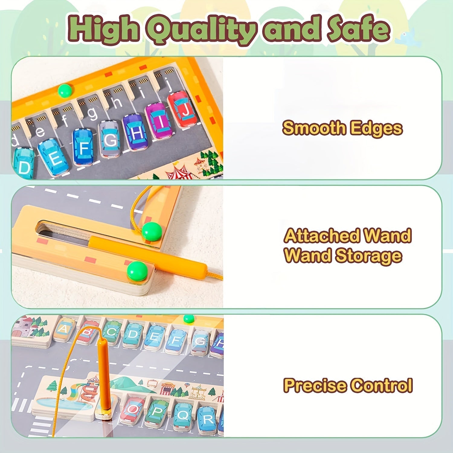 Деревянные магнитные алфавитные лабиринты для обучения детей, развивающие мелкую моторику с помощью интерактивной доски-пазла с буквами, идеально подходят для занятий в детском саду.