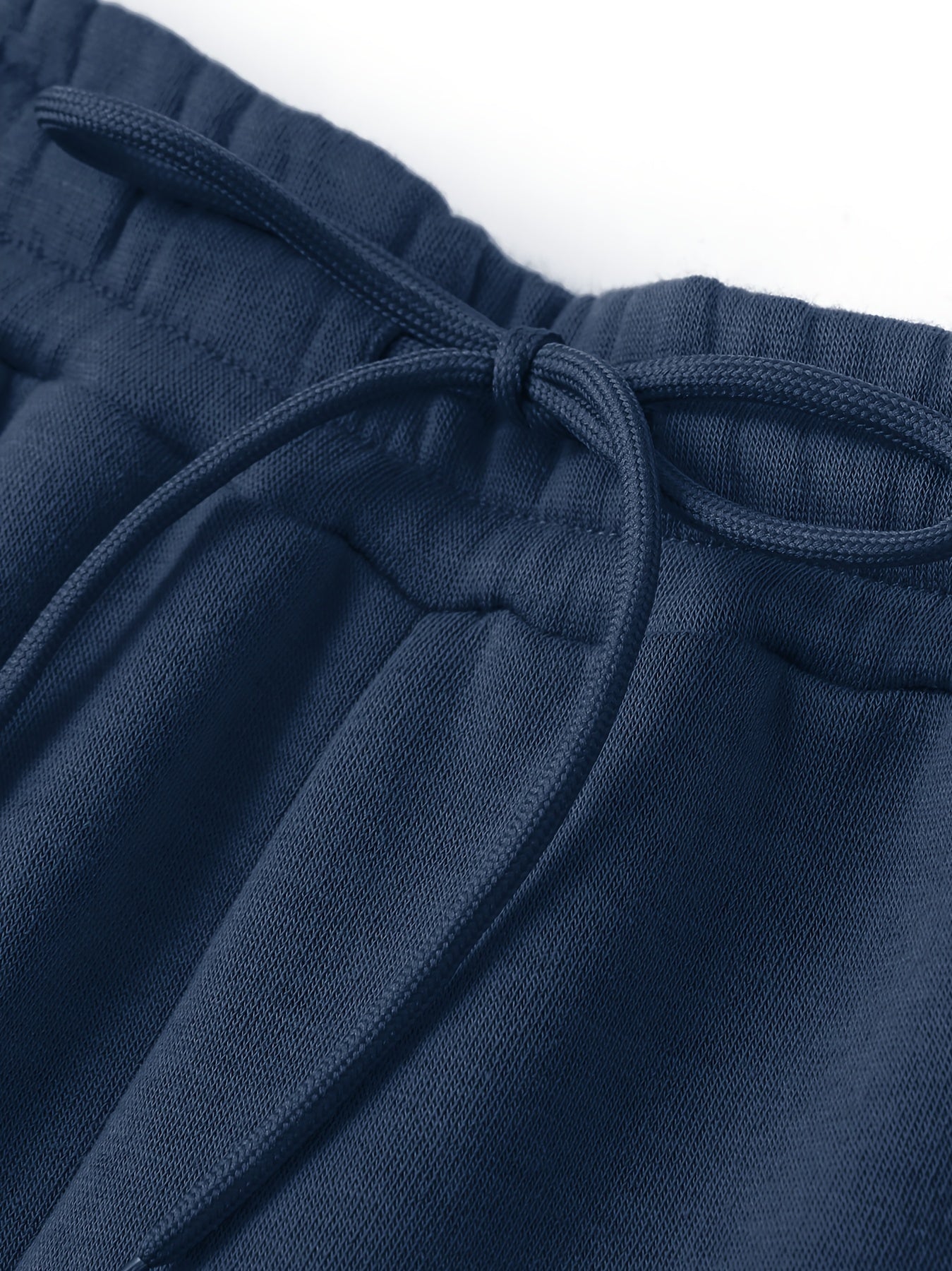 Conjunto de chándal casual para hombre de poliéster, azul marino con rayas beige, para otoño e invierno, actividades al aire libre