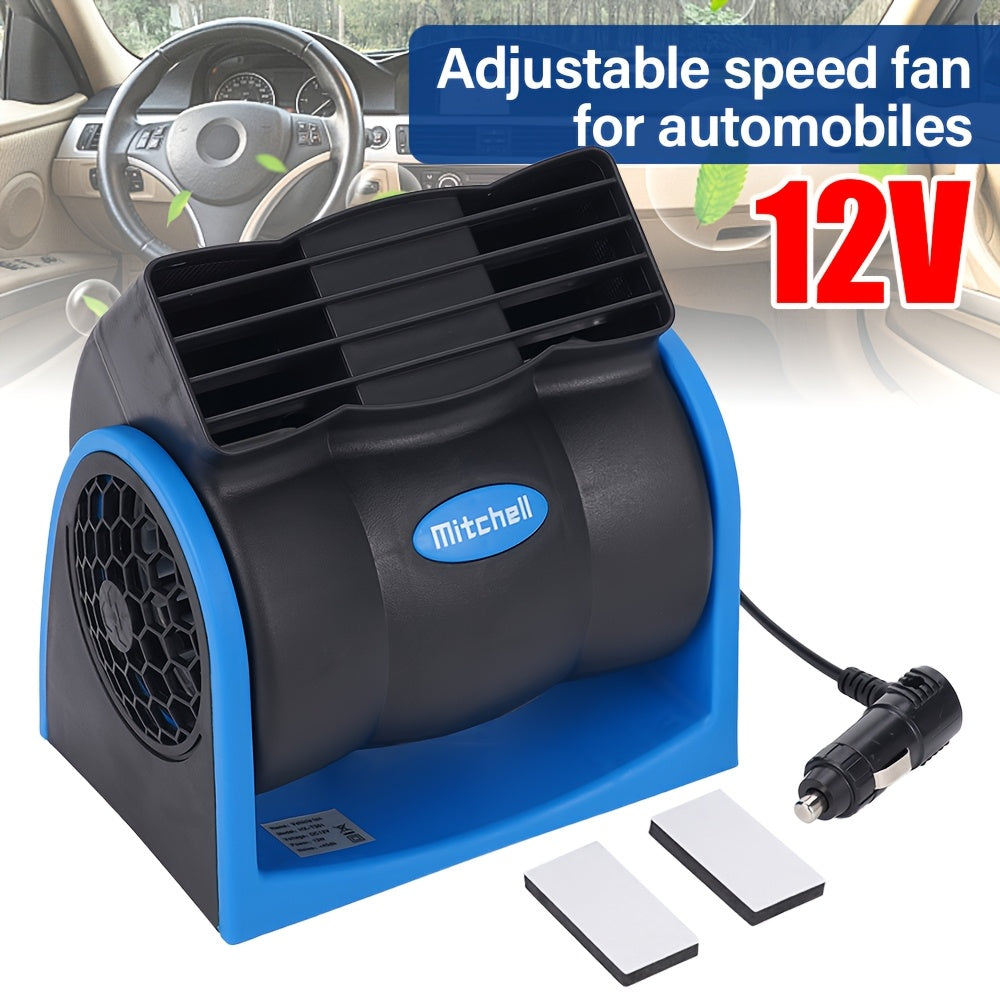 Vehicle Air Fan for Cars Trucks Boats RVs Silent Cooling 12V Low Noise