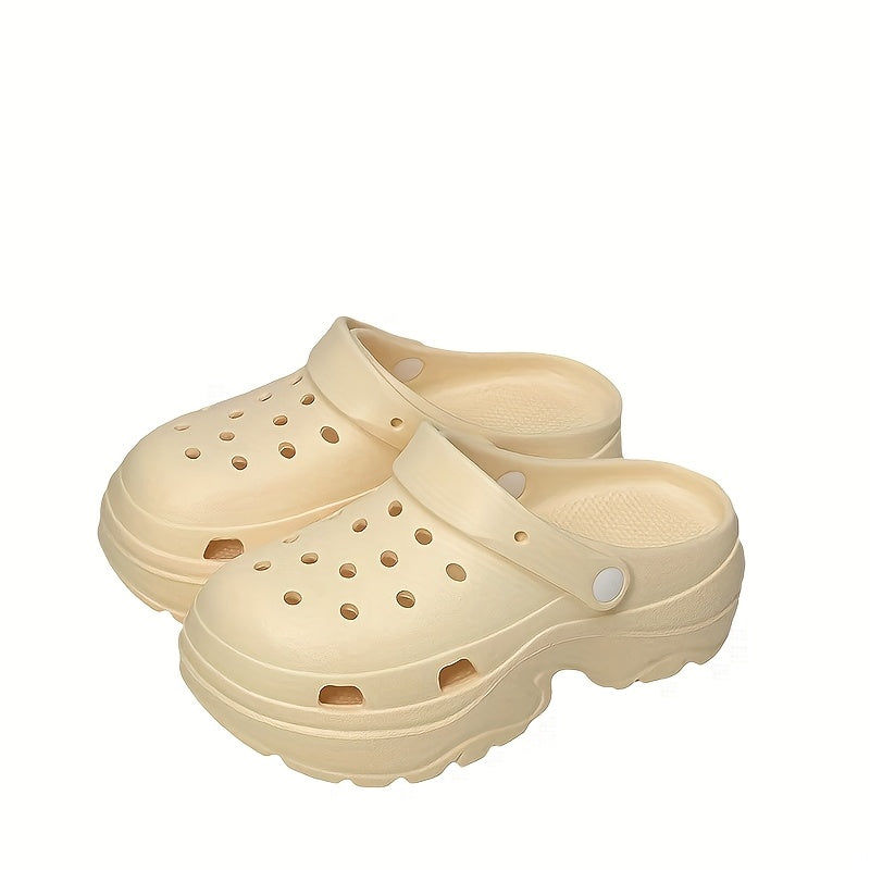 Women's Breathable Summer Shoes With Thick Soles and Height Boost