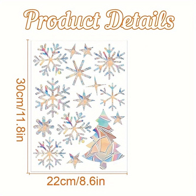 Блестящая радужная призматическая бабочка-ловец солнца - антистатичный декор для окон из ПВХ, наклейка на стекло для предотвращения столкновений дома и в офисе