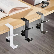 Adjustable Aluminum Under-Desk Hook for Bags, Sturdy and Easy to Install