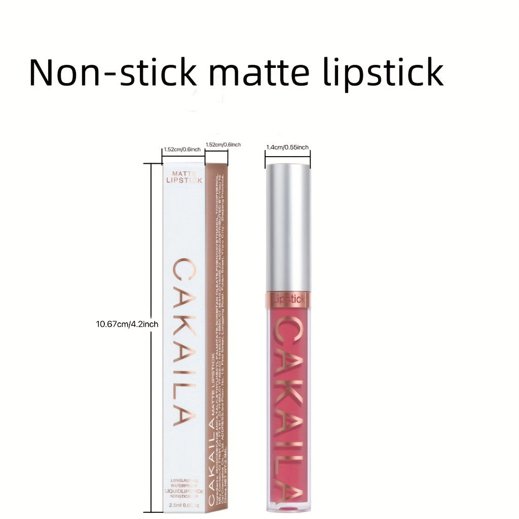 Set de gloss de labios mate impermeable para mujer, 18 colores, hidratante y de larga duración