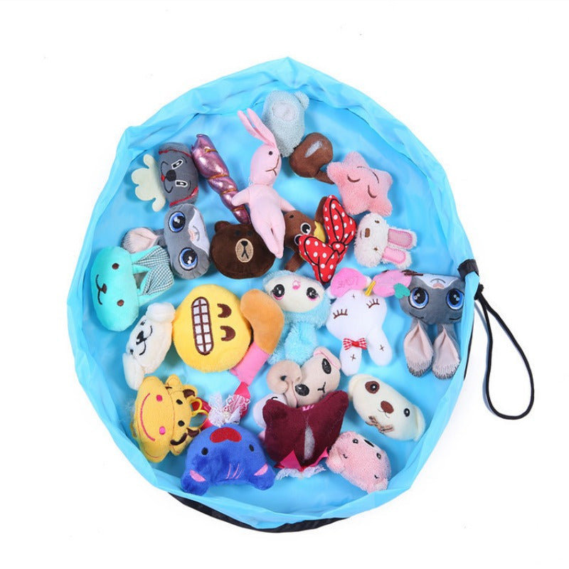 Large Polyester Toy Storage Bag for Kids Clothes and Toys for Moving and Outdoor Play