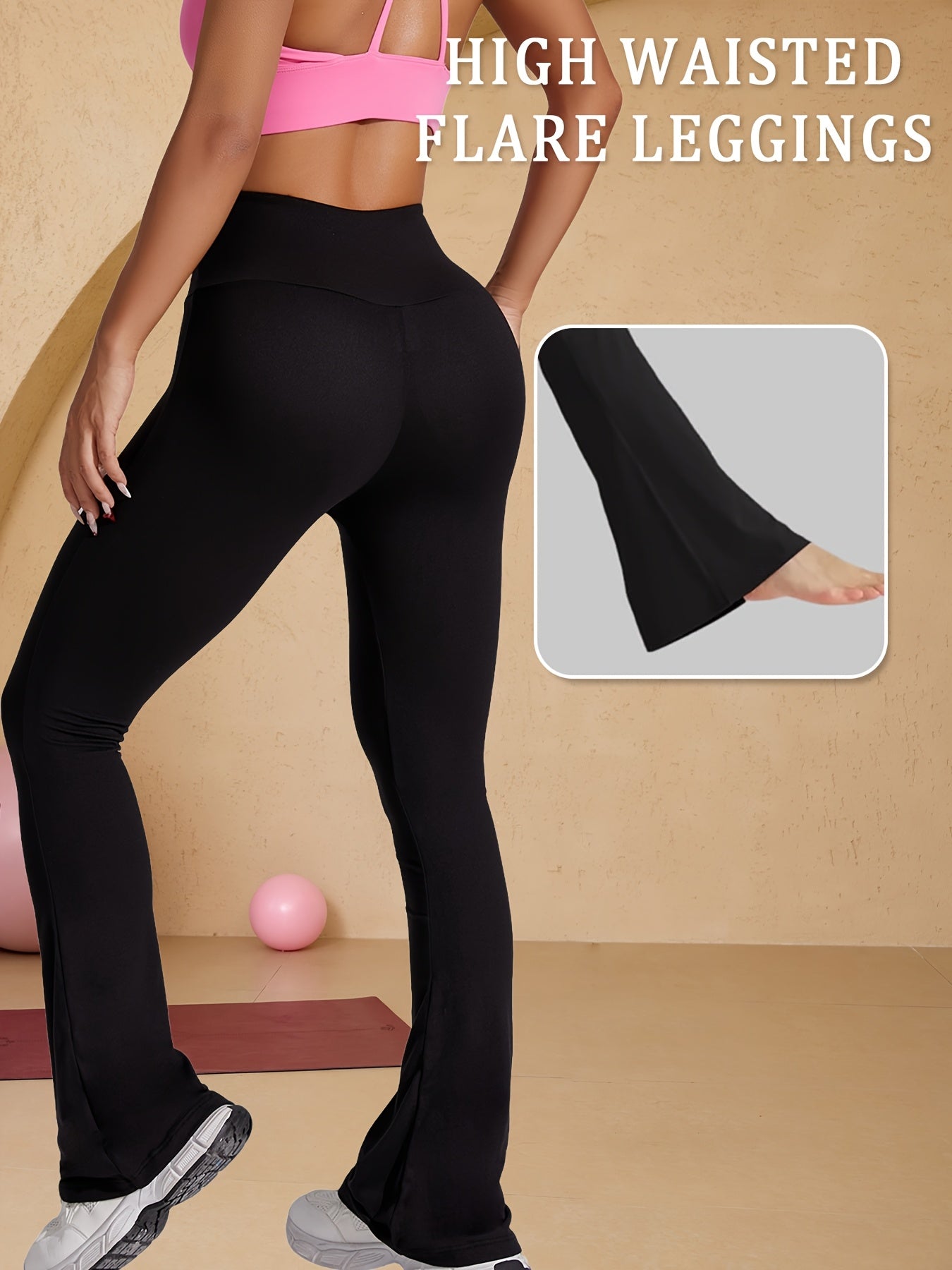 Ayollar uchun katta o'lchamli yuqori belli kengaytirilgan legginslar, qora va kulrang, 5 ta yoga shimlari paketi