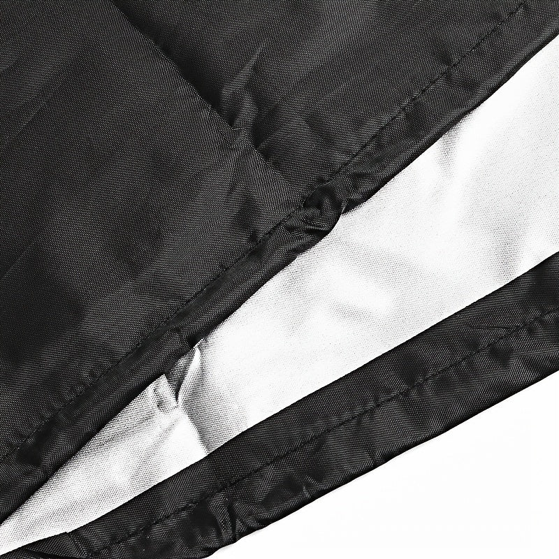 Waterproof Outdoor Bench Cover 134x66x89cm UV Resistant Oxford Cloth Black