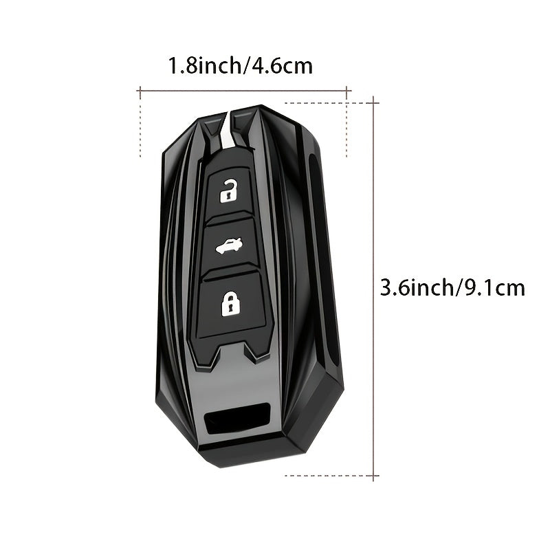 Car Smart Key Cover Bag Shell Protector Keychain Leather Universal