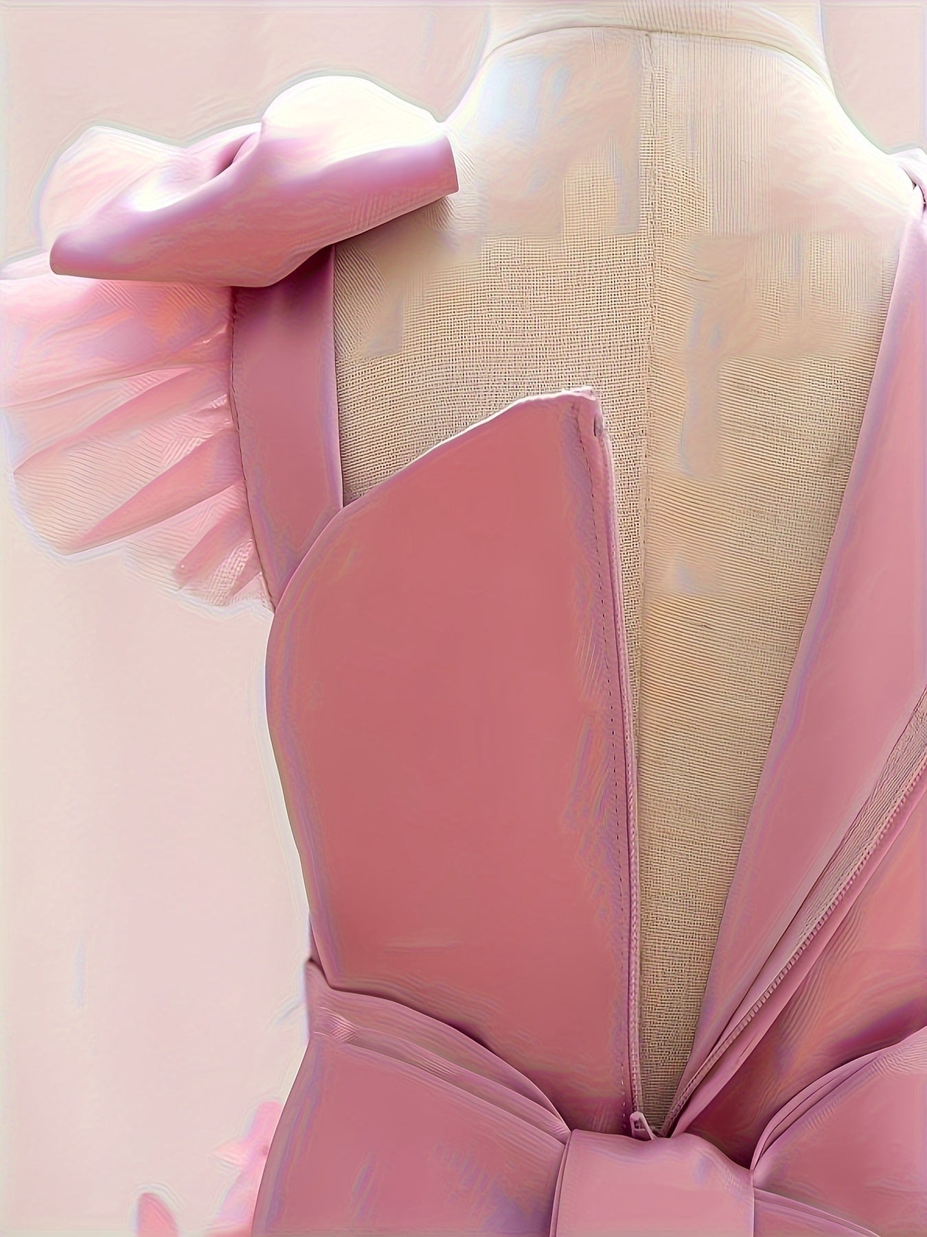 Girls Toddler Princess Dress Butterfly Design with Bow Belt Flutter Mesh Sleeves for Parties and Birthdays