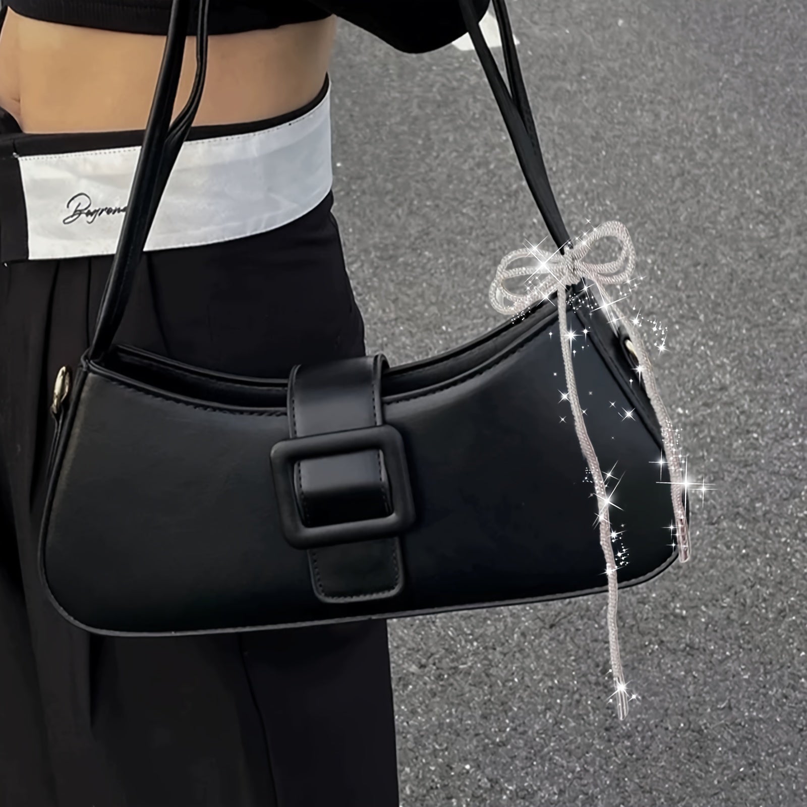 Unisex rhinestone porloq chiroyli poyabzal lentalari rang-barang bezakli lentalar