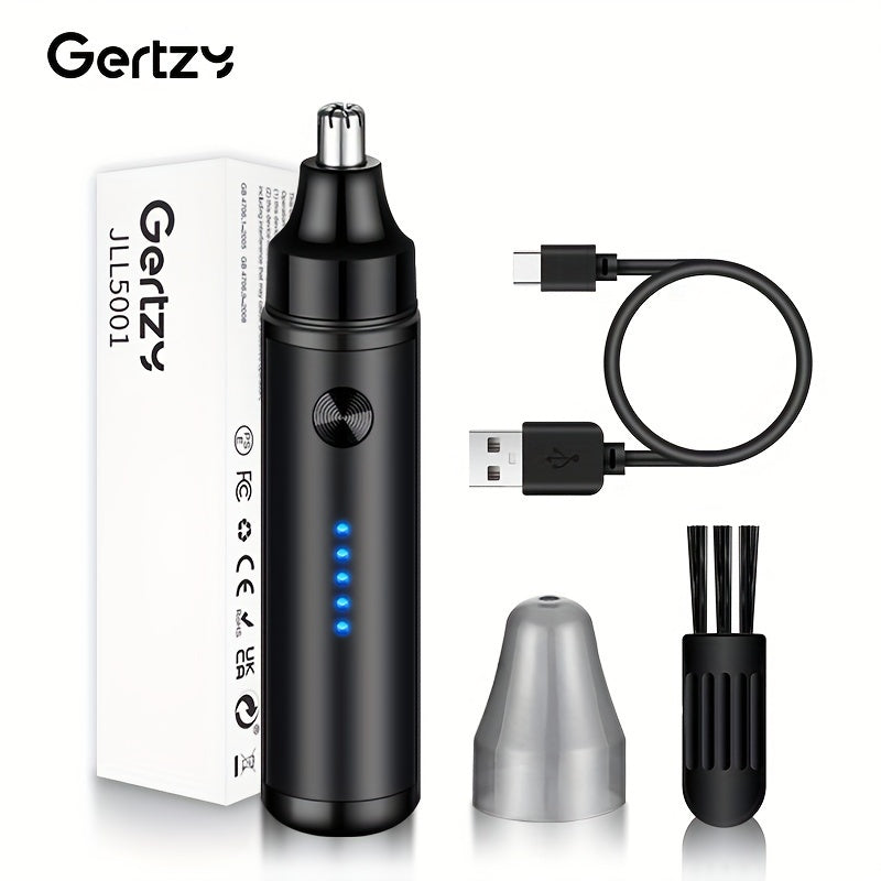 Recortadora de nariz y orejas recargable por USB para hombres, sin dolor, con batería de litio de 500mAh