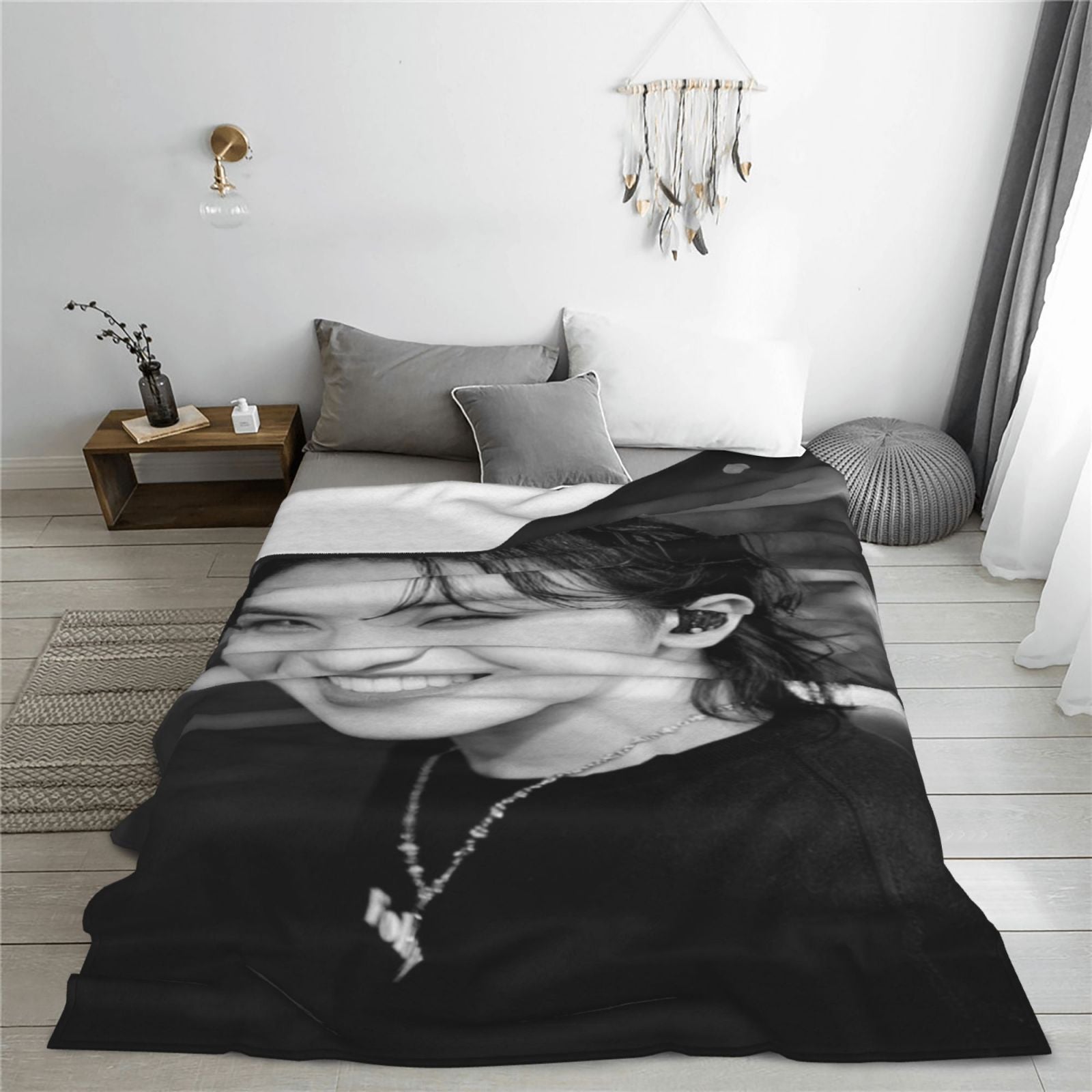 Ayollar uchun yumshoq flanel yostiqchasi, barcha mavsumlar uchun qulay sovgʻa