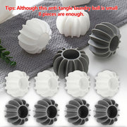 8-Pack Reusable Silicone Laundry Balls for Tangle Prevention Pet Hair Lint Remover