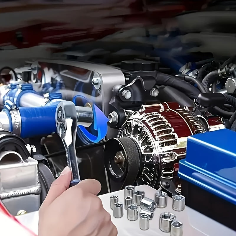 Professional Auto Repair Tool Set 216-Piece Ratchet Wrench Kit and Sockets